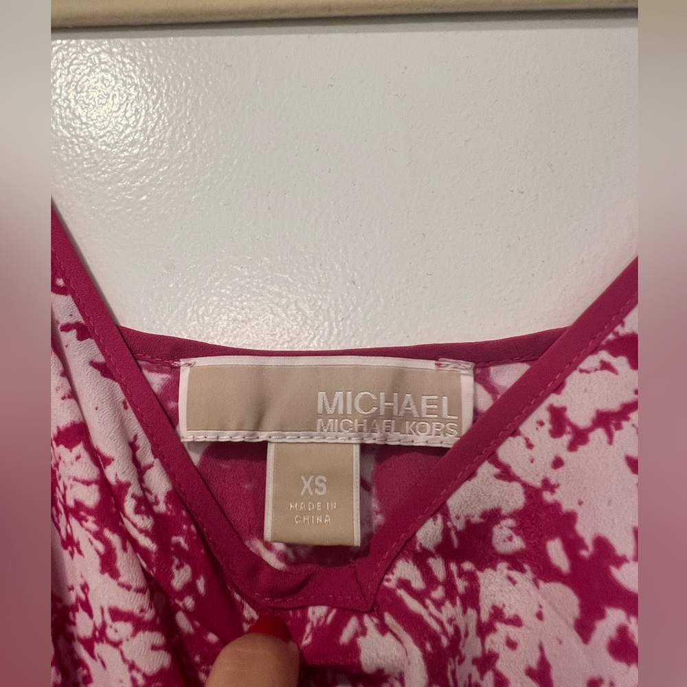 Michael Kors Women’s pink maxi sundress/cover-up size XS - Picture 4 of 5